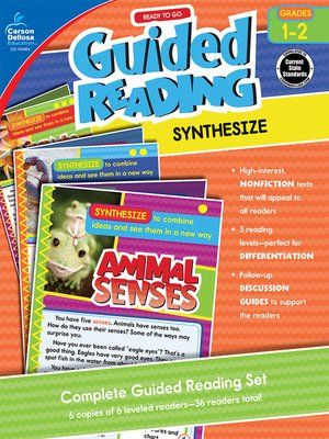 cover image of Ready to Go Guided Reading: Synthesize, Grades 1-2